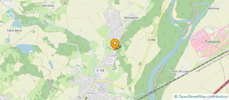 localisation de l'entreprise MADAME DIANE LENGAGNE  VILLIEU-LOYES-MOLLON