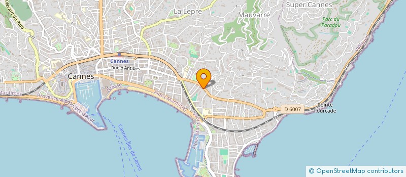 localisation de l'entreprise MADAME DIANE MAFFI  CANNES