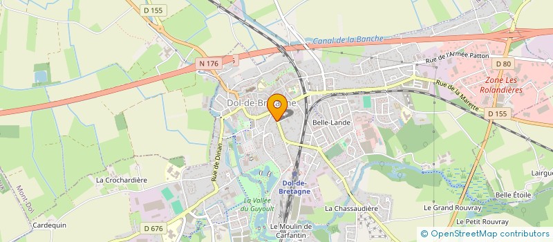 localisation de l'entreprise MADAME DIANE MAGANGA BOULINGUI à DOL-DE-BRETAGNE