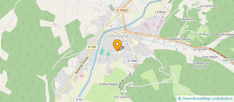 localisation de l'entreprise MADAME DIANE MAGIS à MONTIGNAC-LASCAUX