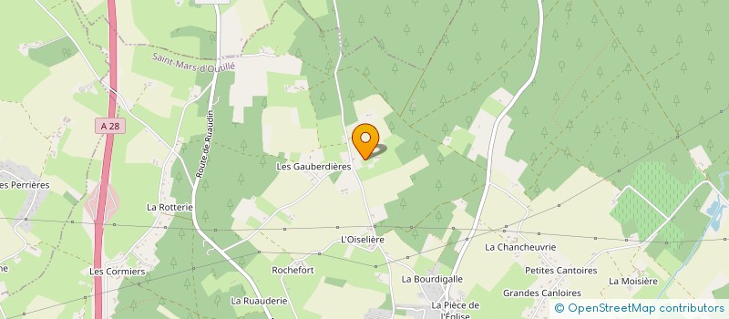 localisation de l'entreprise MADAME DIANE MAHIEU  SAINT-MARS-D'OUTILLE