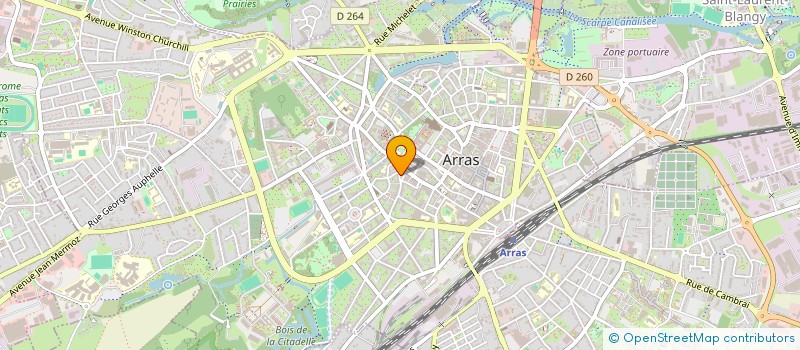 localisation de l'entreprise MADAME DIANE MALDERET à ARRAS