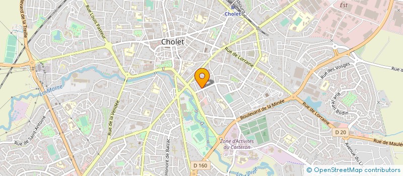 localisation de l'entreprise MADAME DIANE MALLEK à CHOLET