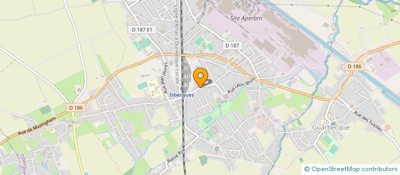 localisation de l'entreprise MADAME DIANE MANN  ISBERGUES