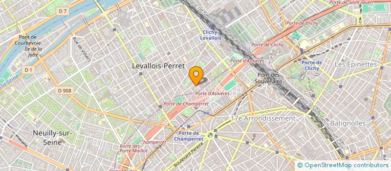 localisation de l'entreprise MADAME DIANE MARCHAL à LEVALLOIS-PERRET