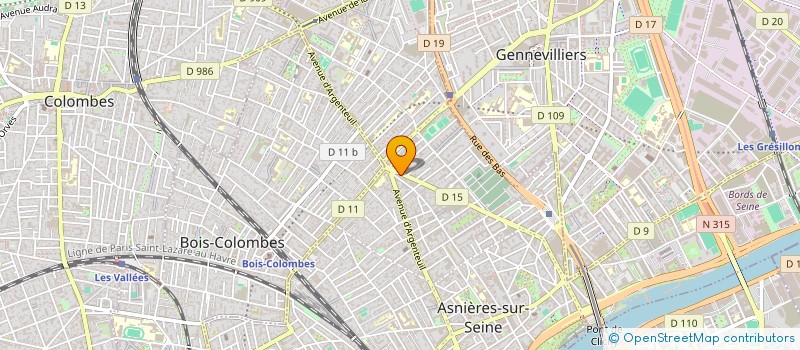 localisation de l'entreprise MADAME DIANE MEKUI M'OBIANG à ASNIERES-SUR-SEINE