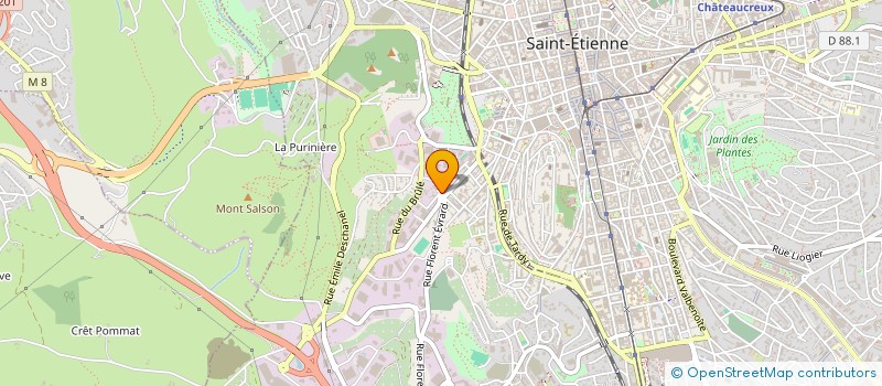 localisation de l'entreprise MADAME DIANE MOUNDOUNGA  SAINT-ETIENNE