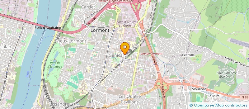 localisation de l'entreprise MADAME DIANE NGANGA KOY YABAMBA  LORMONT