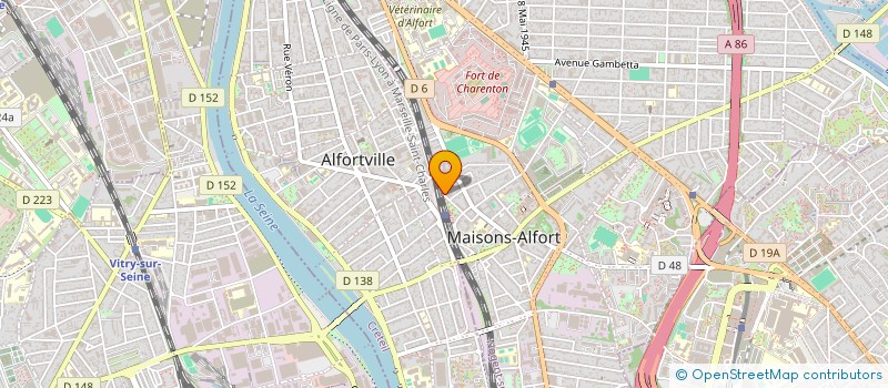 localisation de l'entreprise MADAME DIANE OBADIA  MAISONS-ALFORT