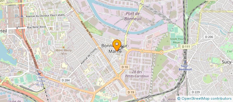 localisation de l'entreprise MADAME DIANE OZIEL  BONNEUIL-SUR-MARNE