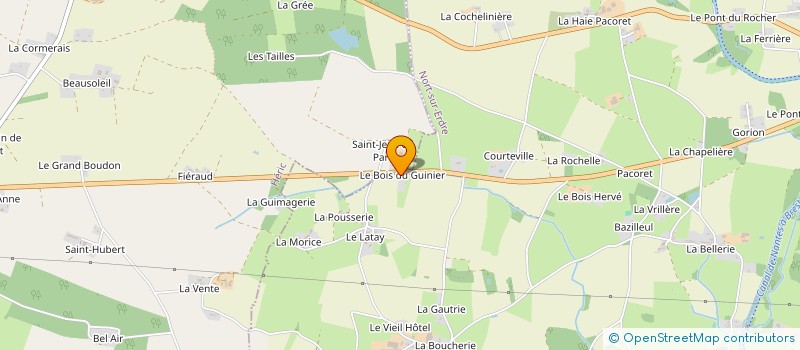 localisation de l'entreprise MADAME DIANE PACQUOT à NORT-SUR-ERDRE