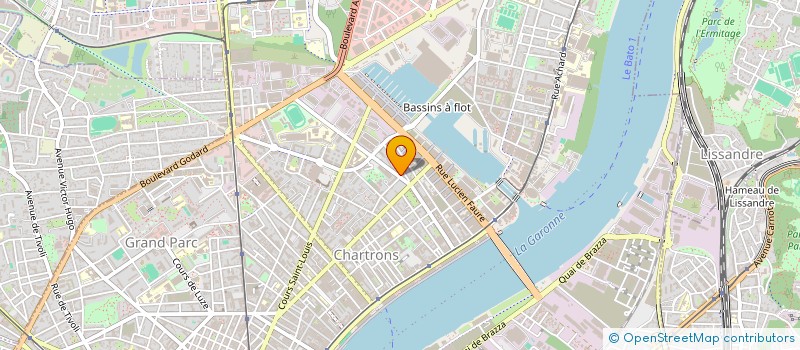 localisation de l'entreprise MADAME DIANE PAPAIANNI  LE BOUSCAT