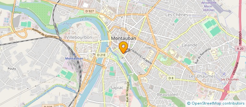 localisation de l'entreprise MADAME DIANE PAYROU  MONTAUBAN