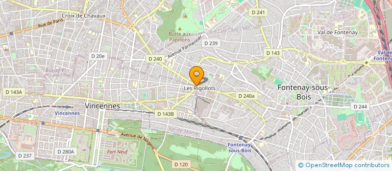 localisation de l'entreprise MADAME DIANE PELLY à FONTENAY-SOUS-BOIS