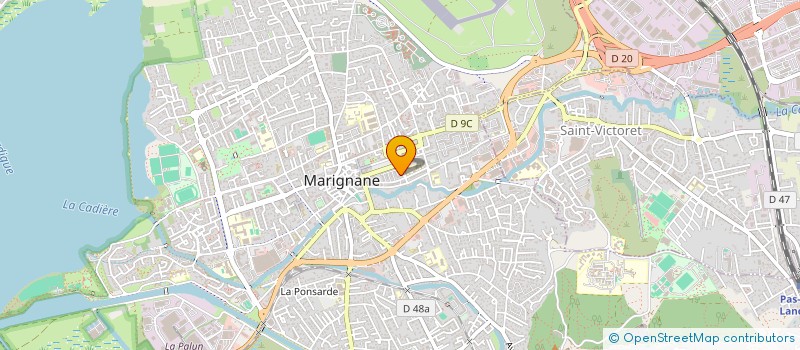 localisation de l'entreprise MADAME DIANE PEREZ à MARIGNANE