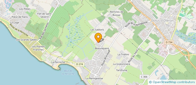 localisation de l'entreprise MADAME DIANE PETIT  SAINT-PIERRE-D'OLERON