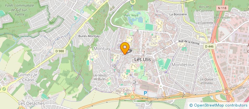 localisation de l'entreprise MADAME DIANE PETIT à LES ULIS