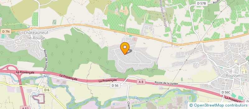 localisation de l'entreprise MADAME DIANE PIQUET  CHATEAUNEUF-LE-ROUGE