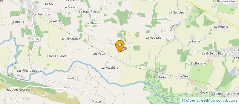 localisation de l'entreprise MADAME DIANE PITRE  PEILLAC