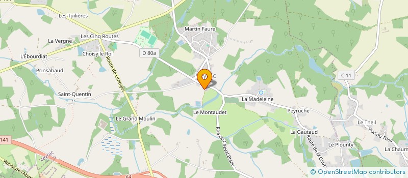 localisation de l'entreprise MADAME DIANE POITRAS  VEYRAC