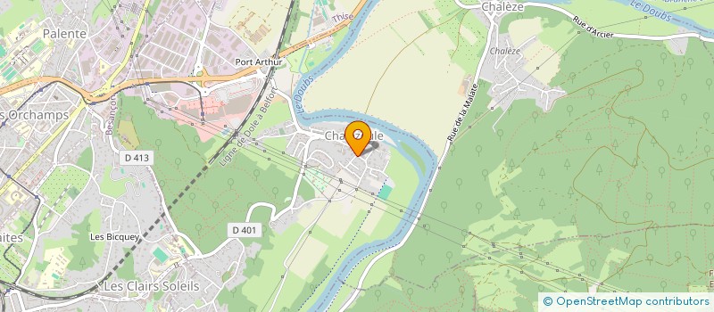 localisation de l'entreprise MADAME DIANE RAKOTONANAHARY  CHALEZEULE