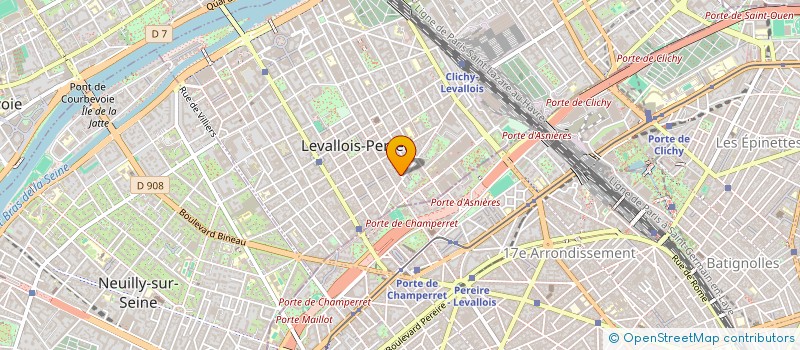 localisation de l'entreprise MADAME DIANE RENIER à LEVALLOIS-PERRET