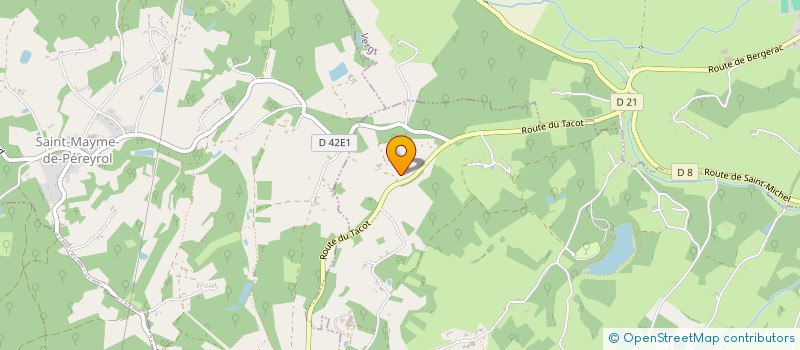 localisation de l'entreprise MADAME DIANE RITLEWSKI  SAINT-AMAND-DE-VERGT