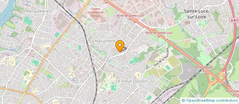 localisation de l'entreprise MADAME DIANE RIVIERE  NANTES
