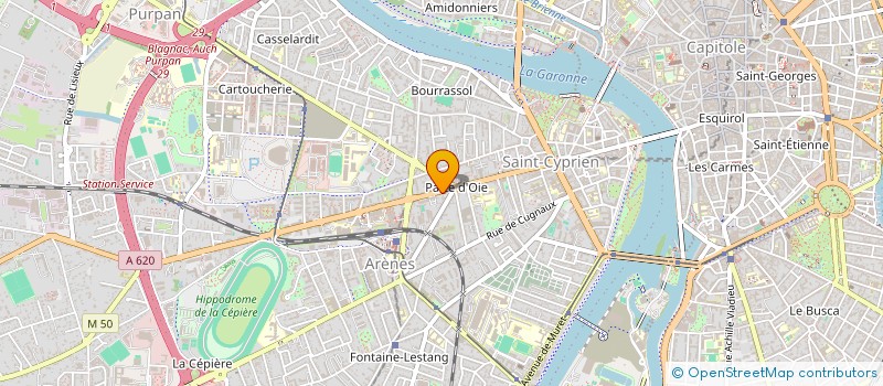 localisation de l'entreprise MADAME DIANE ROLLAND à TOULOUSE