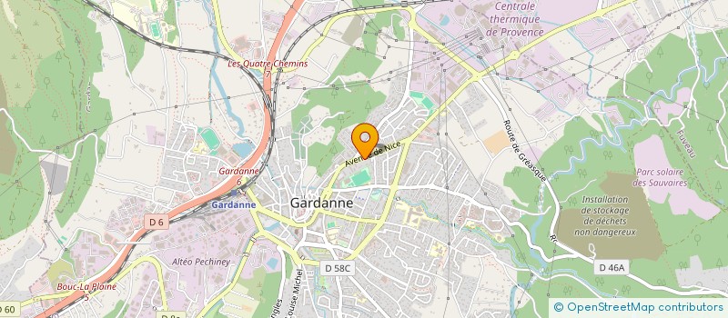 localisation de l'entreprise MADAME DIANE SABDES  GARDANNE