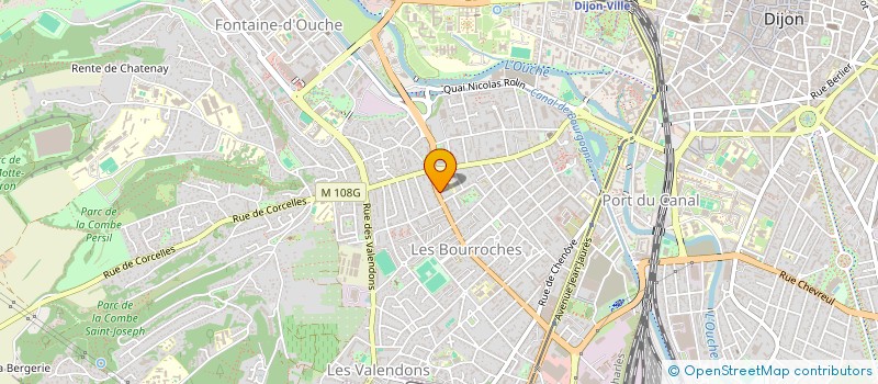localisation de l'entreprise MADAME DIANE SACLEUX CAVALLINI  DIJON