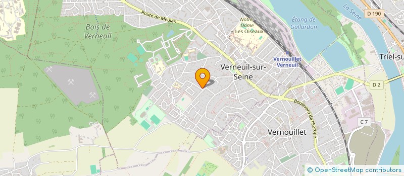 localisation de l'entreprise MADAME DIANE SARE  VERNEUIL-SUR-SEINE