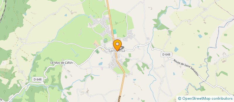 localisation de l'entreprise MADAME DIANE SCOUARNEC  LE BAS SEGALA