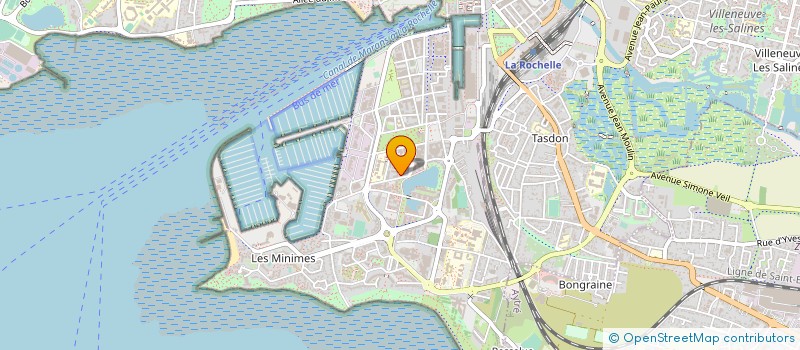 localisation de l'entreprise MADAME DIANE SIMON  LA ROCHELLE