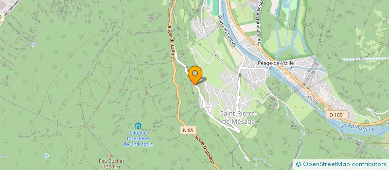 localisation de l'entreprise MADAME DIANE SOMVEILLE  SAINT-PIERRE-DE-MESAGE