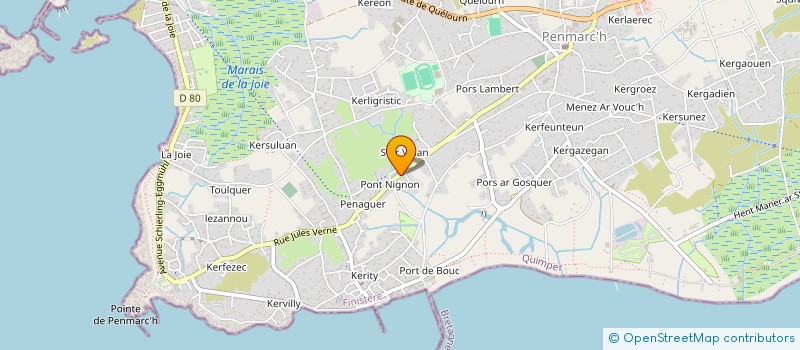 localisation de l'entreprise MADAME DIANE SOUETRE  PENMARCH