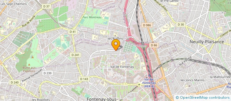 localisation de l'entreprise MADAME DIANE SUPERBIE à FONTENAY-SOUS-BOIS
