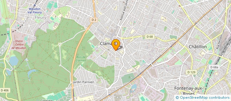 localisation de l'entreprise MADAME DIANE TCHINDA MADZOUA à CLAMART