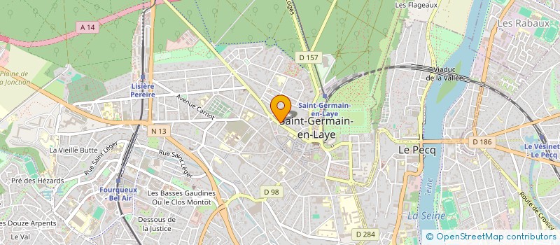 localisation de l'entreprise MADAME DIANE THEBAUD  SAINT-GERMAIN-EN-LAYE