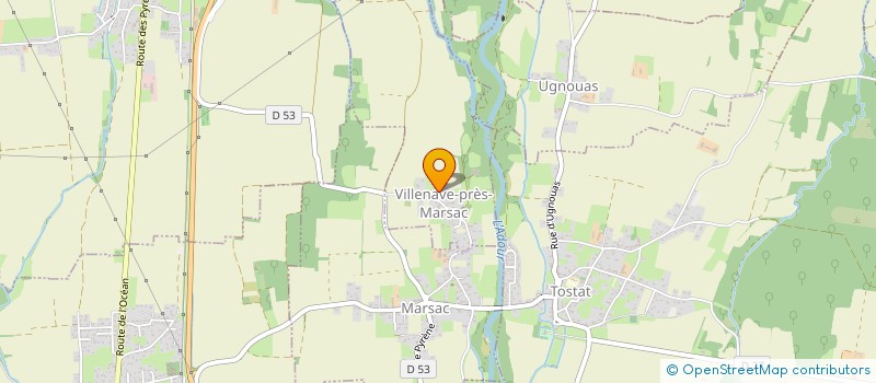 localisation de l'entreprise MADAME DIANE TODD à VILLENAVE-PRES-MARSAC