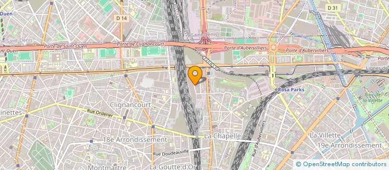 localisation de l'entreprise MADAME DIANE TOGBE  PARIS