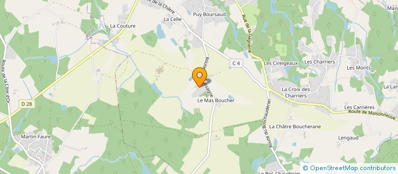 localisation de l'entreprise MADAME DIANE TOURAINE  SAINT-GENCE