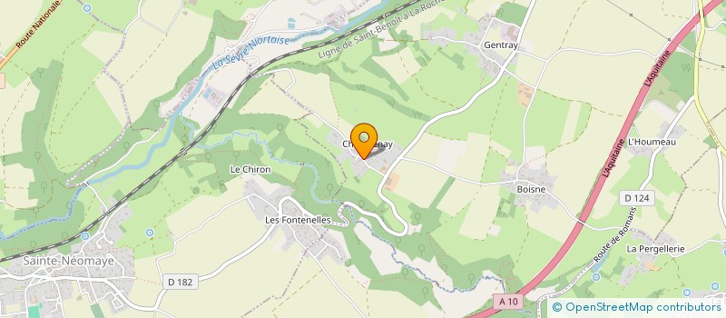 localisation de l'entreprise MADAME DIANE TUNINETTI  SAINT-MARTIN-DE-SAINT-MAIXENT