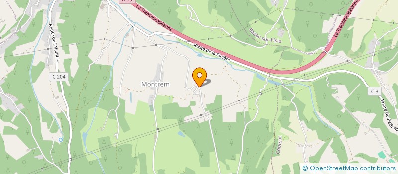 localisation de l'entreprise MADAME DIANE URGEL  MONTREM