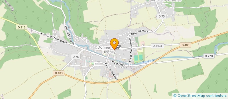 localisation de l'entreprise MADAME DIANE VAN WITTENBERGE-GUILLEZ  DONNEMARIE-DONTILLY