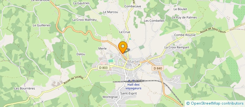 localisation de l'entreprise MADAME DIANE VERHOUSTRAETEN  MARTEL