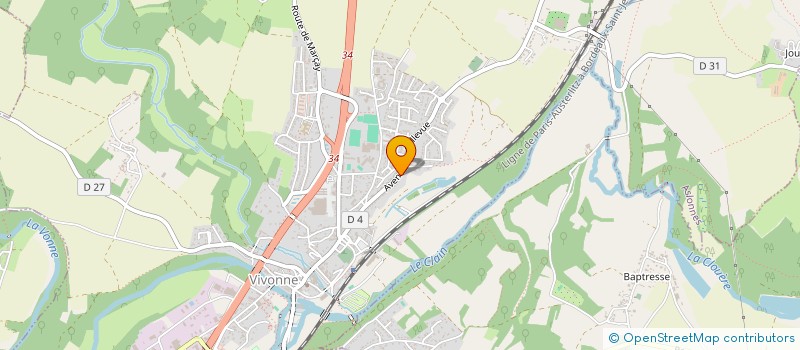 localisation de l'entreprise MADAME DIANE VERNIER  VIVONNE