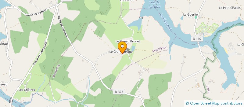 localisation de l'entreprise MADAME DIANE VICTOR à MASSIGNAC