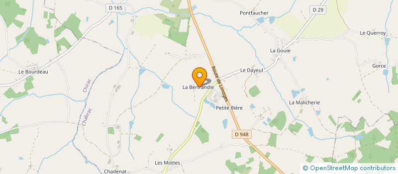 localisation de l'entreprise MADAME DIANE WOODS  CHABRAC