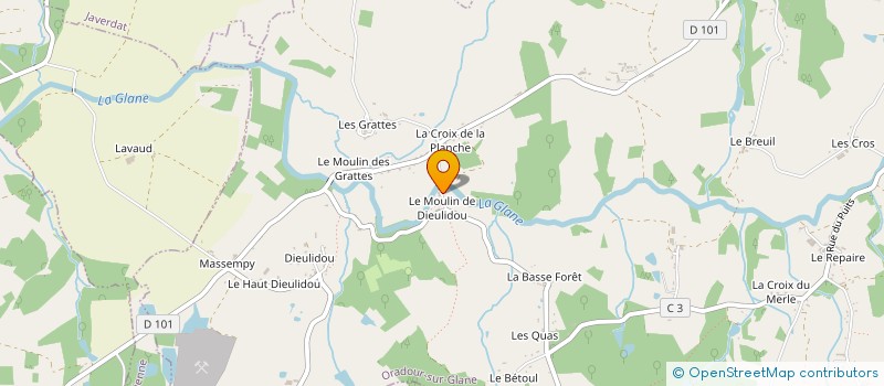 localisation de l'entreprise MADAME DIANNE VAN DEN NIEKERK à ORADOUR-SUR-GLANE